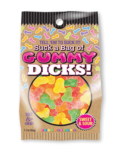 Little Genie Candyprints CP.1120 Suck A Bag of Gummy Dicks, 2.2 oz