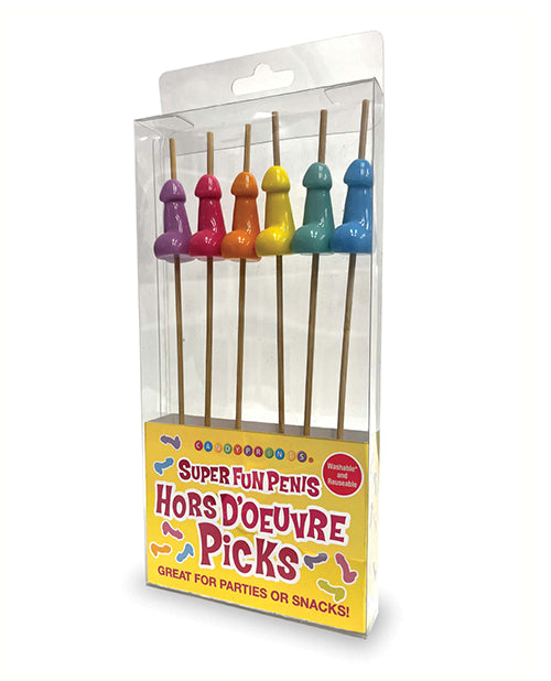 Little Genie and Candyprints CP.1126 Super Fun Picks, 7-inch, 6-Pack