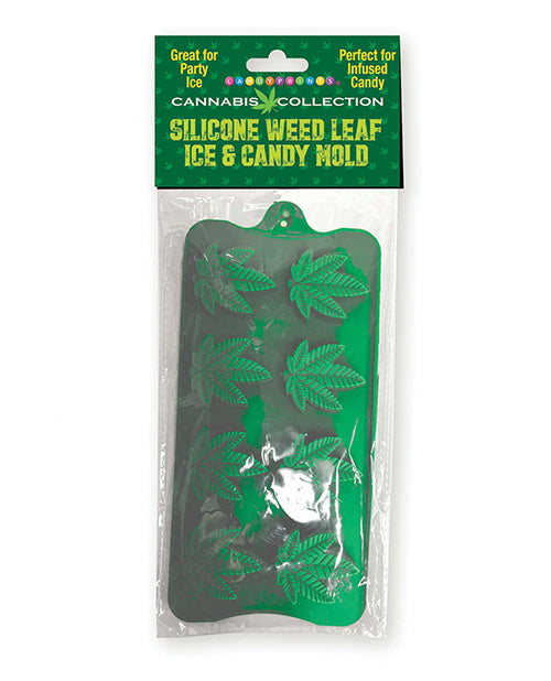 Little Genie CP.1127 Cannabis Leaf Mold, 11 Cavities, Green Silicone