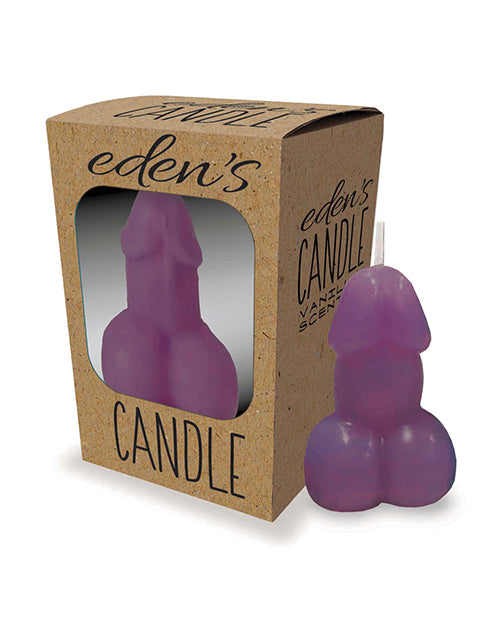 Little Genie CP.1158 Eden's Penis Candle, Vanilla Scented, 3-inch
