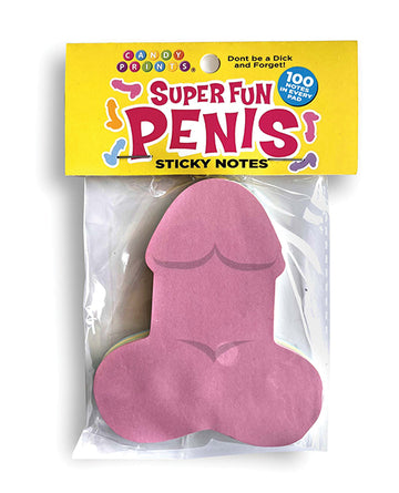 Little Genie and Candyprints CP.1218 Penis Sticky Notes, 100 Count