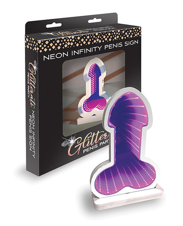 Little Genie and Candyprints CP.1248 Infinity Penis LED Light, Novelty Neon Sign