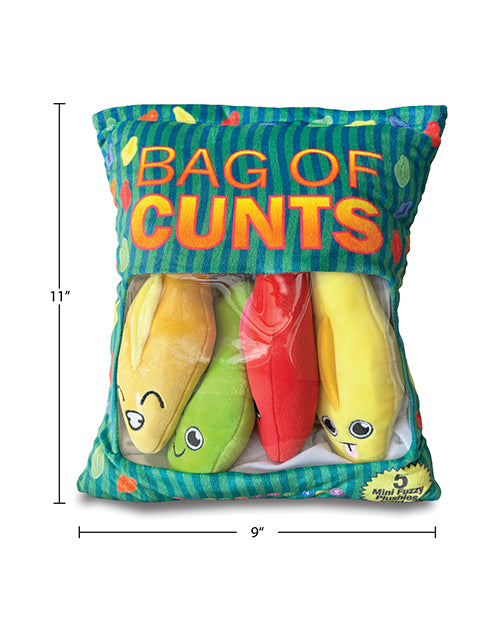 Little Genie and Candyprints Bag of Cunts Pillow Set, Multi-Color