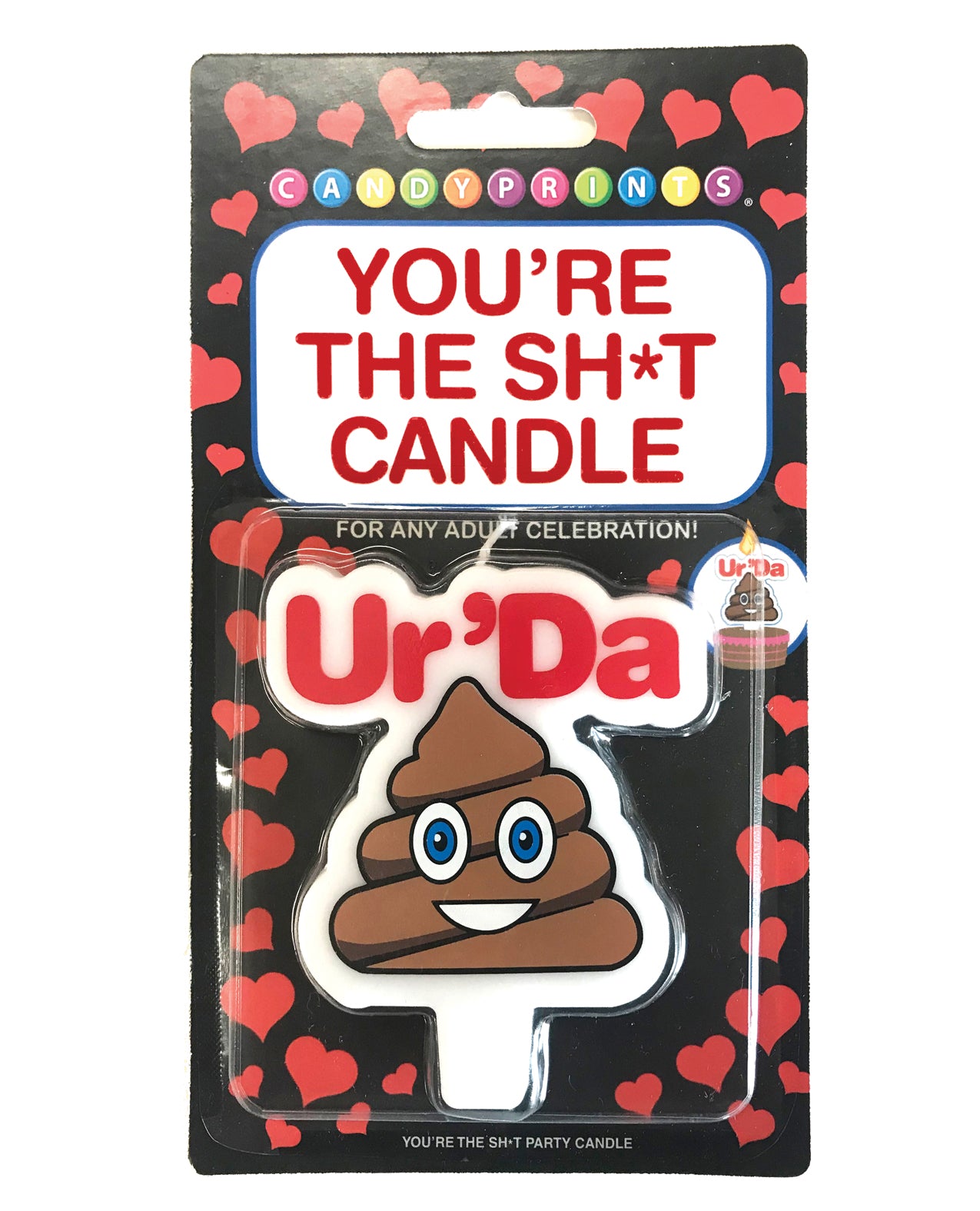 Little Genie and Candyprints CP.980 You're the Sh't Candle, Brown Wax