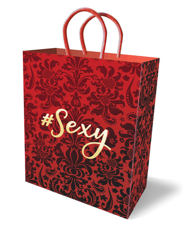 Little Genie and Candyprints LGP.014 Hash Tag Sexy Gift Bag, Red, 10-inch