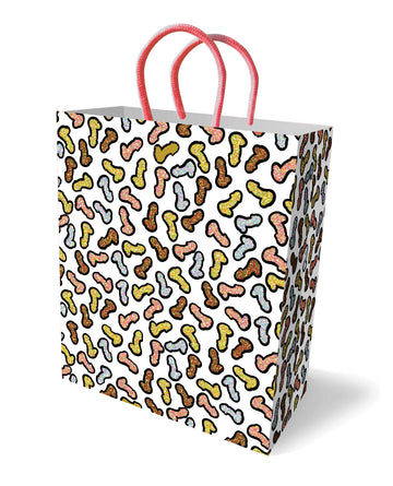 Little Genie LGP.021 Glitterati Penis Party Gift Bag, Glitter