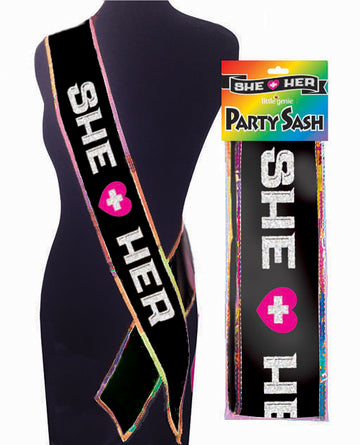 Little Genie and Candyprints NVC.105 Sash, Black