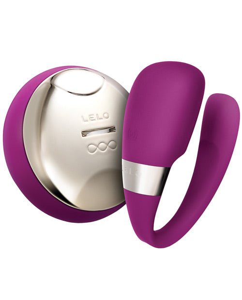 LELO 4047 Tiani 3 Deep Rose Remote-Controlled Couples' Massager, Silicone