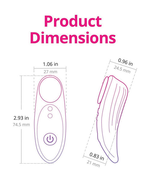 Lovense Ferri Reserve Panty Vibe Special Edition Vibrating Stimulator - Lavender