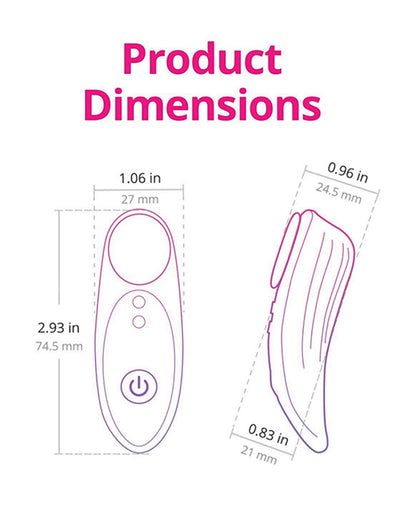 Lovense Ferri Reserve Panty Vibe Special Edition Vibrating Stimulator - Lavender