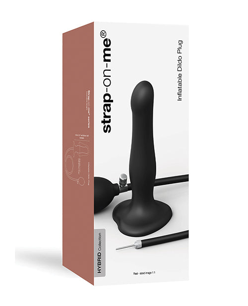 Lovely Planet/Dorcel 6017500 Inflatable Dildo Plug, Black Silicone