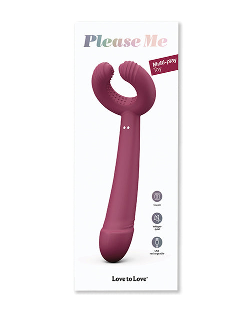 Lovely planet 6032183 Please Me Multi-Play Vibrator, Berry