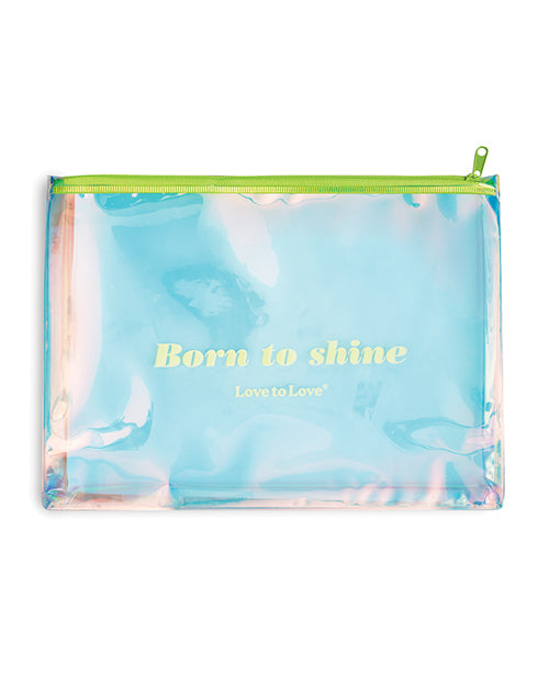 Lovely Planet 6033142 Born to Shine Pouch, Acid Yellow, PVC