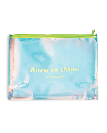 Lovely Planet 6033142 Born to Shine Pouch, Acid Yellow, PVC