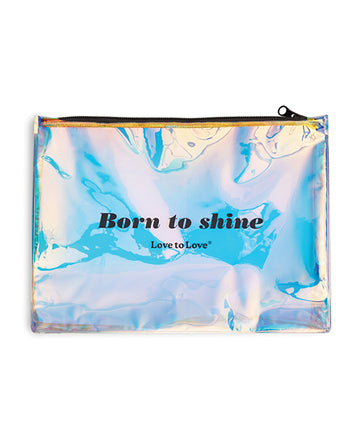 Lovely Planet 6033159 Born to Shine Pouch, PVC, Black Onyx
