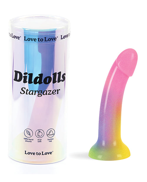 Lovely Planet 6033289 Stargazer Silicone Dildolls, Gradient Rainbow