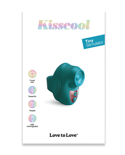 Lovely planet 6033340 Kisscool Tapping Finger Vibe, Teal