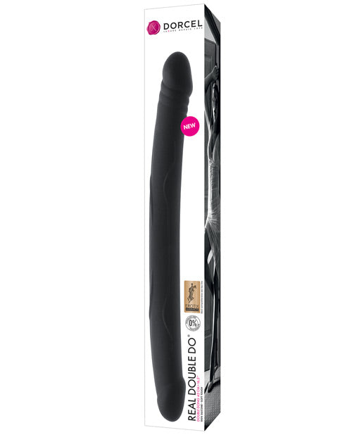 Dorcel 6071083 Real Double Do 16.5" Dong - Black, Silicone