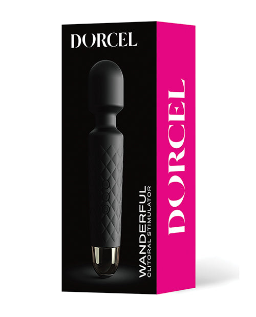 Dorcel Wanderful Rechargeable Clitoral Stimulator, Black/Gold