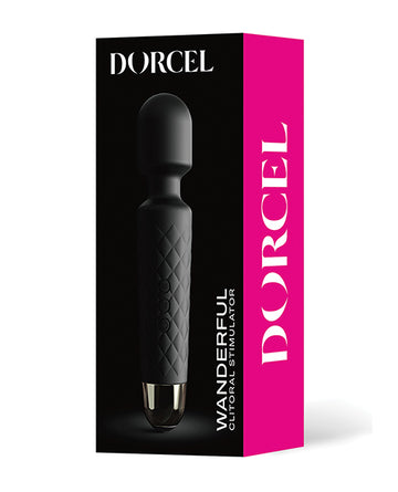 Dorcel Wanderful Rechargeable Clitoral Stimulator, Black/Gold