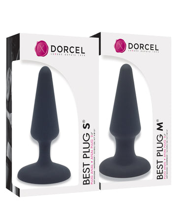 Lovely Planet/Dorcel 6071809 Best Plug Starter Kit S/M, Black Silicone