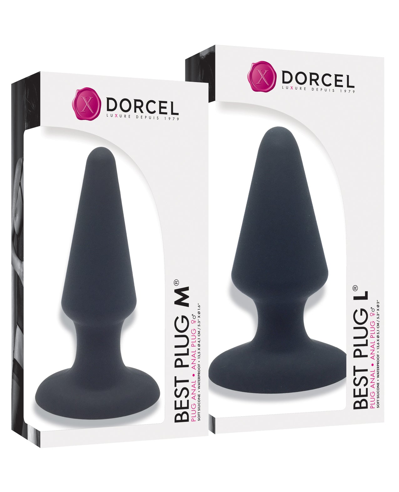 Lovely Planet/Dorcel 6071816 Best Plug Expert Kit M/L, Vibrating Silicone