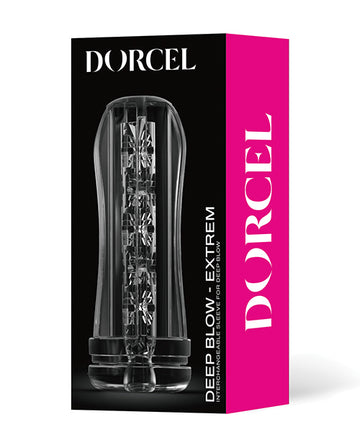 Dorcel 6072912 Deep Blow Extreme Sleeve, TPE, Transparent, 6.46"