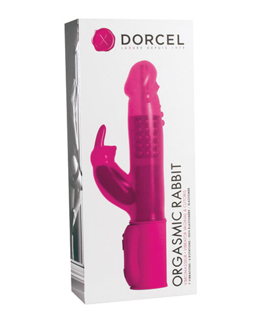 Lovely Planet/Dorcel 7010005 Orgasmic Rabbit, Vibrating Pink Elastomer