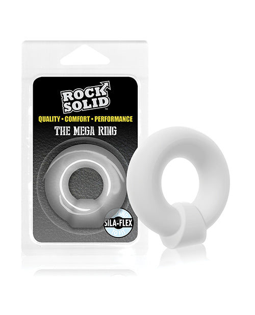 Doc Johnson 3700-40-CD Rock Solid Mega Ring, Translucent Silicone