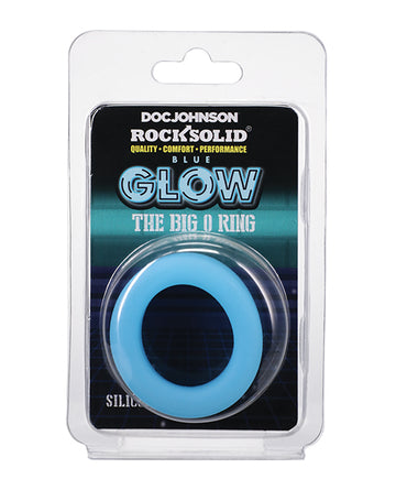 Doc Johnson 3700-50-CD Rock Solid Big O Ring, Silicone, Glow in the Dark