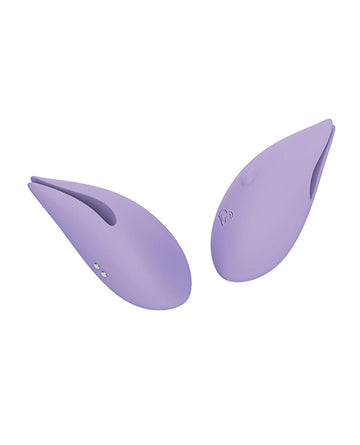 Love Verb 824073 Kiss Me Copper-Infused Clit Tickler, Lilac, 8 Patterns