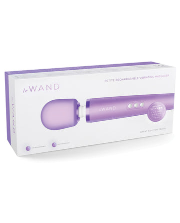 Le Wand LW-007 VT Petite Massager, Violet, USB Rechargeable, 10"