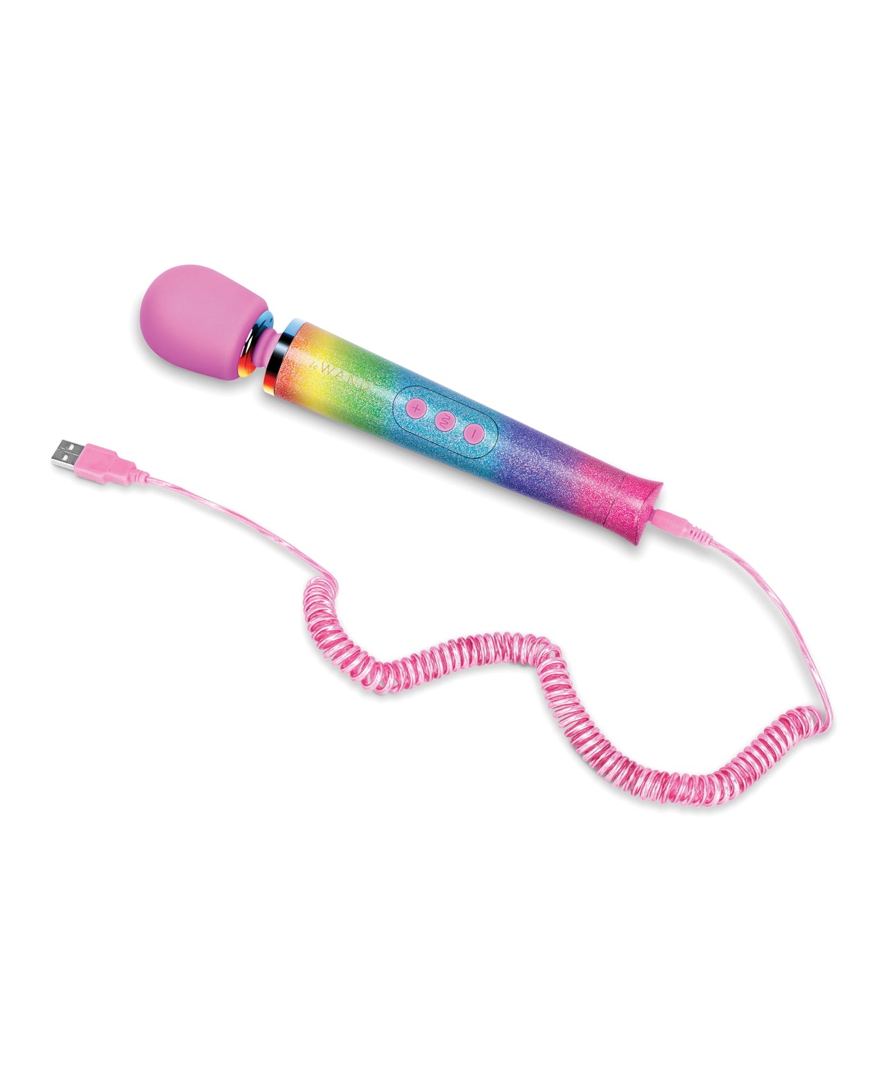 Le Wand Petite Rechargeable Wand Massager - Rainbow Ombre