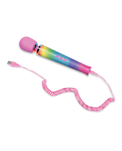 Le Wand Petite Rechargeable Wand Massager - Rainbow Ombre