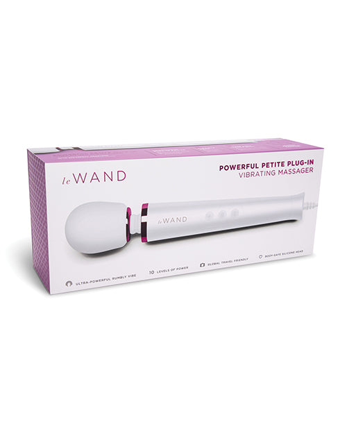 COTR Inc LW-050 WHT Powerful Petite Plug-In Vibrating Massager, 10 Speeds