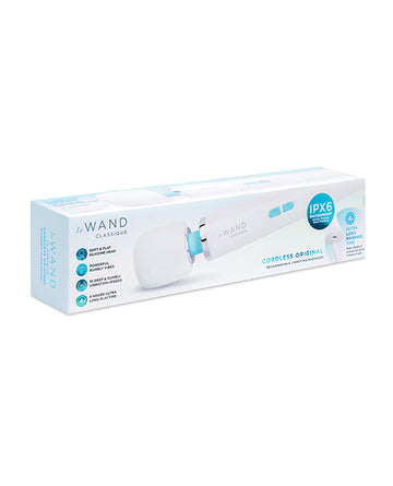 COTR Inc LW-057 WHT Classique Wand Massager, 10 Speeds, White
