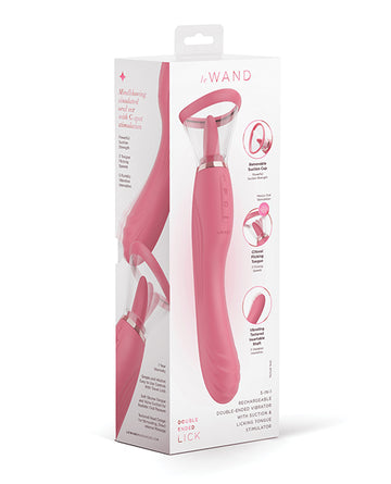 COTR Inc LW-059 Le Wand Lick, Rechargeable Double-Ended Vibrator