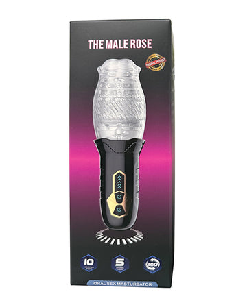 The Male Rose themalerose Gawk Gawk 3000 Simulator, Black, 5 Speeds, 10 Modes