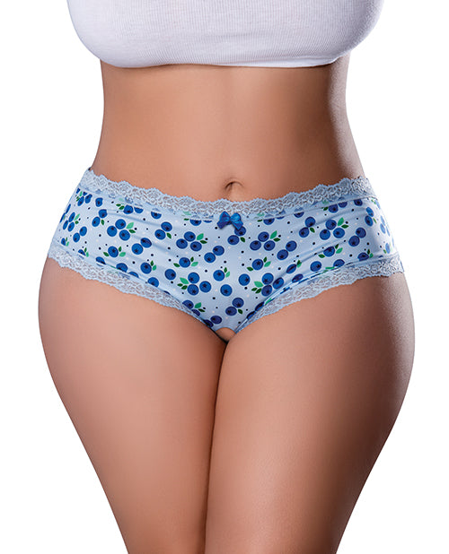 Magic moments int'l PL02BBY2XL Sweet Treats Crotchless Boy Short, Blue, L