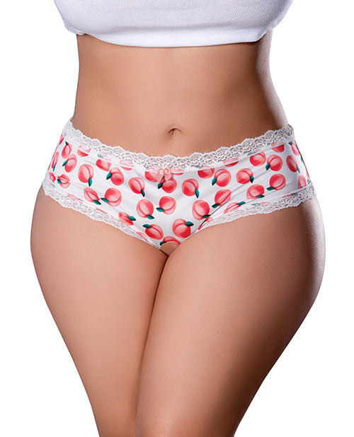Magic moments PL02PCH2XL Sweet Treats Boy Short, Crotchless, White