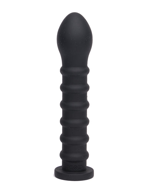 MOD Ribbed Wand, Black, 7.5 in.