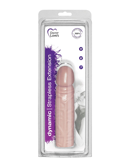 DeeVa 8037BX Doctor Love Dynamic Strapless Extension, 7-inch Veined
