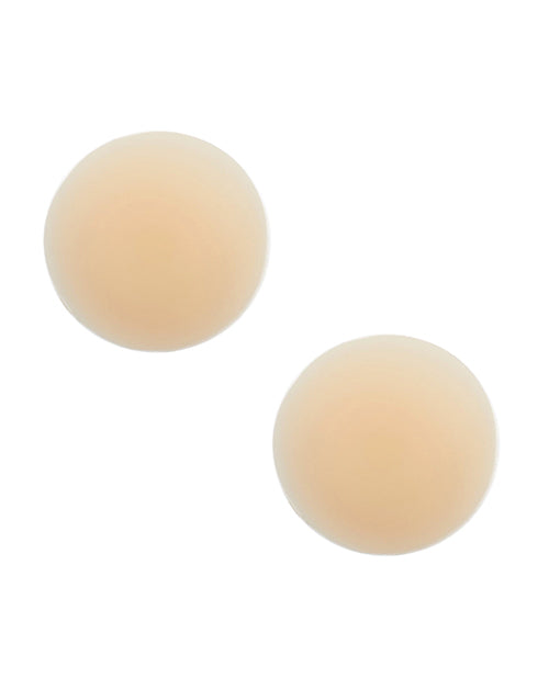 Neva Nude Ice Queen Skin Invisible Reusable Silicone Pasties, 3.1-inch, Nude