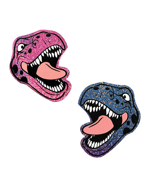 Neva Nude TR-REX-NS Dinosaur Pasties, 2.5"x3", Hypoallergenic Adhesive