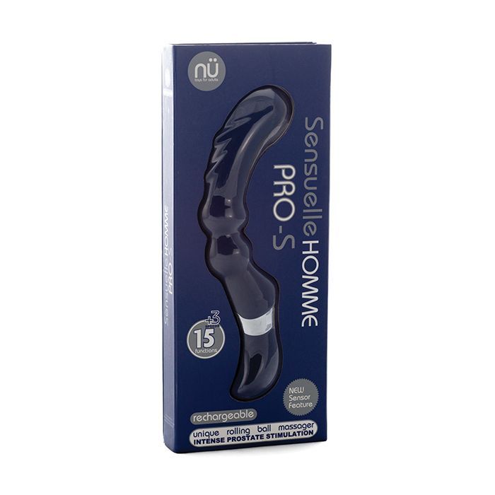 Nu Sensuelle Homme Pro-S Prostate Massager - Navy Blue