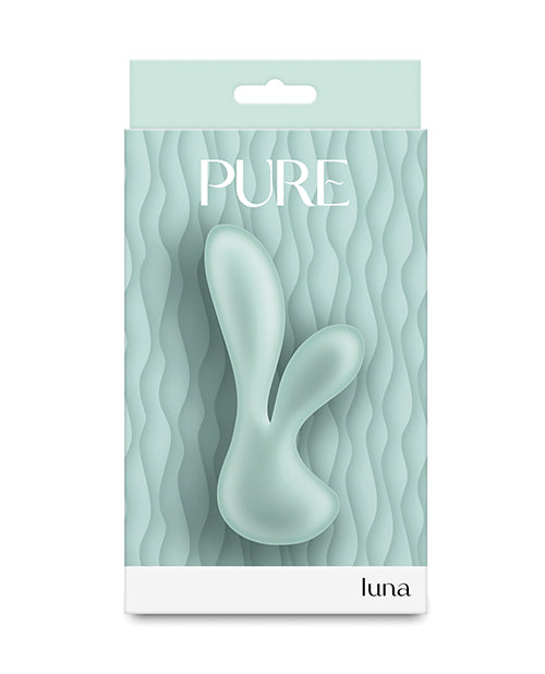 NS Novelties Pure Luna Petite Rabbit Vibrator, Teal – Waterproof & Rechargeable