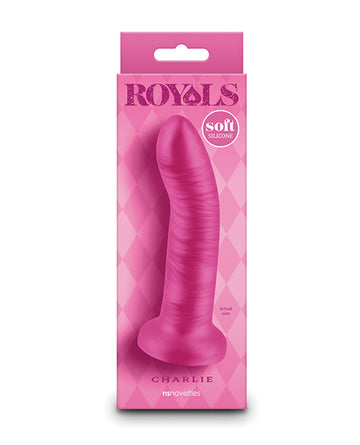 Ns novelties inc. NSN-0213-04 Charlie Curved Dildo, 5-Inch Metallic Pink