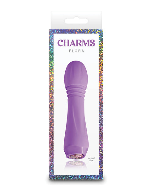 NS Novelties Charms Flora Violet Vibrator, 10 Functions – IPX6 Waterproof