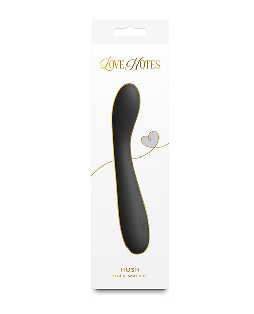 NS Novelties Love Notes Hush Vibrator, Black, NSN-0227-03
