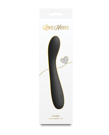 NS Novelties Love Notes Hush Vibrator, Black, NSN-0227-03